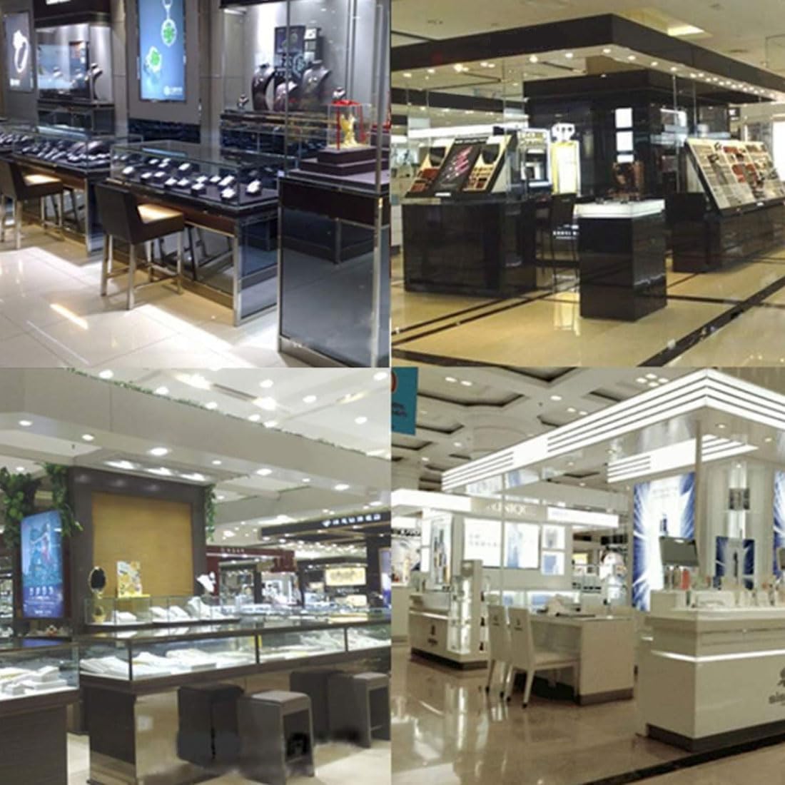 Aolyty 45w (85W Equivalent) PAR38 LED Bulb White 6000K 3500lm E26 Base 35 Degree Beam Angle Track Spotlight with Fan AC 120v