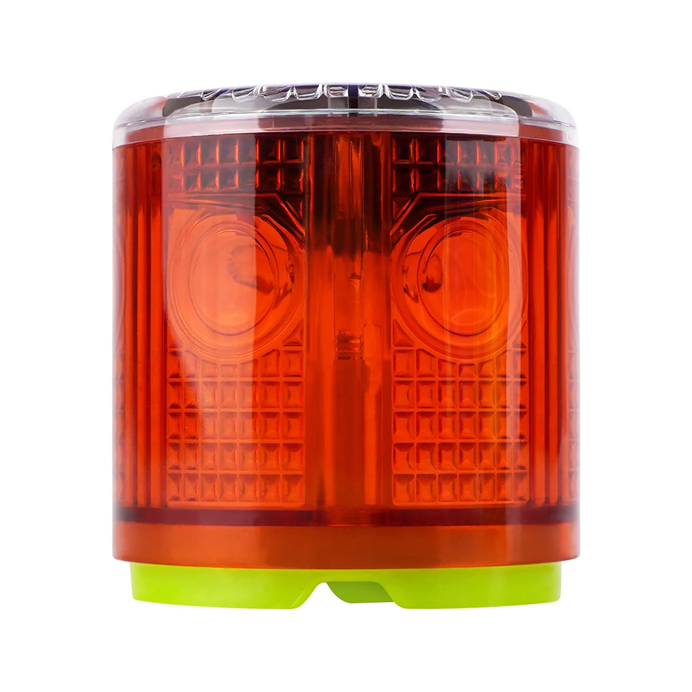 Aolyty Solar Strobe Warning Light Strong Magnetic Base Flashing Super Bright 360 Degree Automatically Turn On Waterproof for Construction Traffic Factory